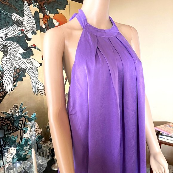 Laundry Silk Halter Dress Size 4 - Picture 1 of 5